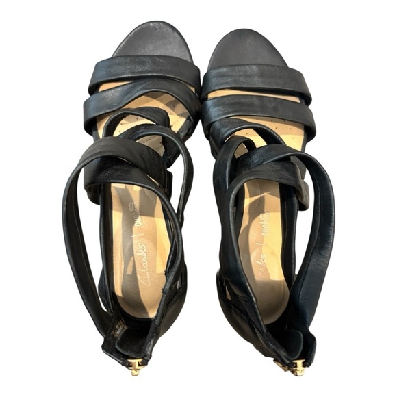 Clarks “Mena Silk” Sandal Black Women’s Size 6.5 - Picture 8 of 11